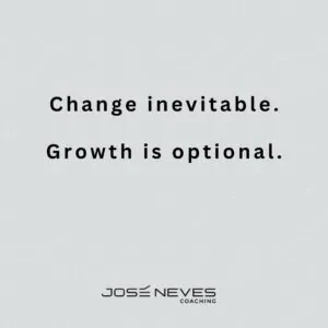 A mudança é inevitável